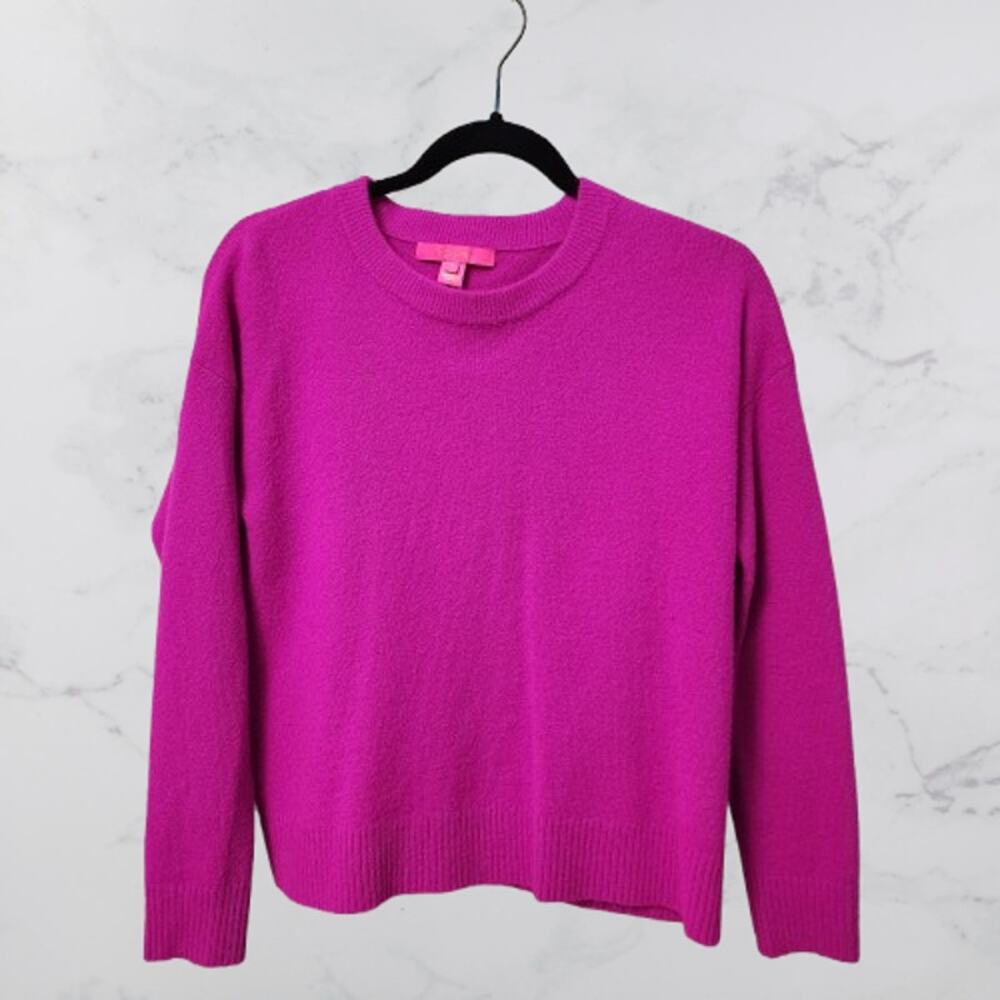 Lily Pulitzer Bellista Crewneck Small Pink Knit Sweater
